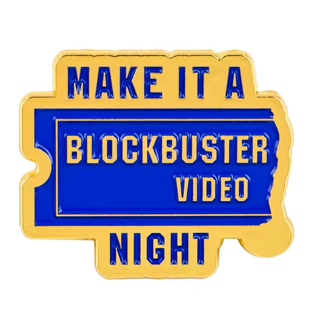 Blockbuster Video Nostalgic Enamel Pin